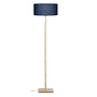 Vloerlamp Fuji blauw  bamboe