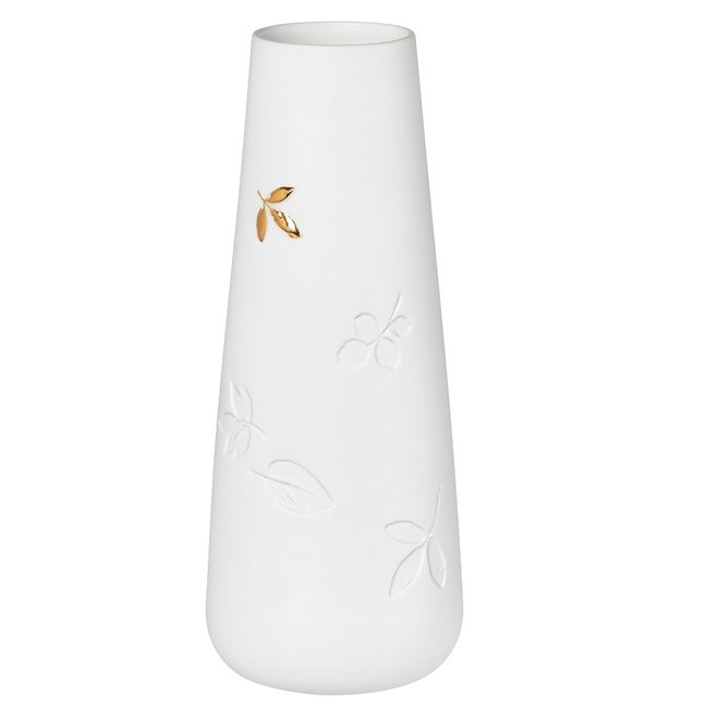 Vaas small Flower gold leaf