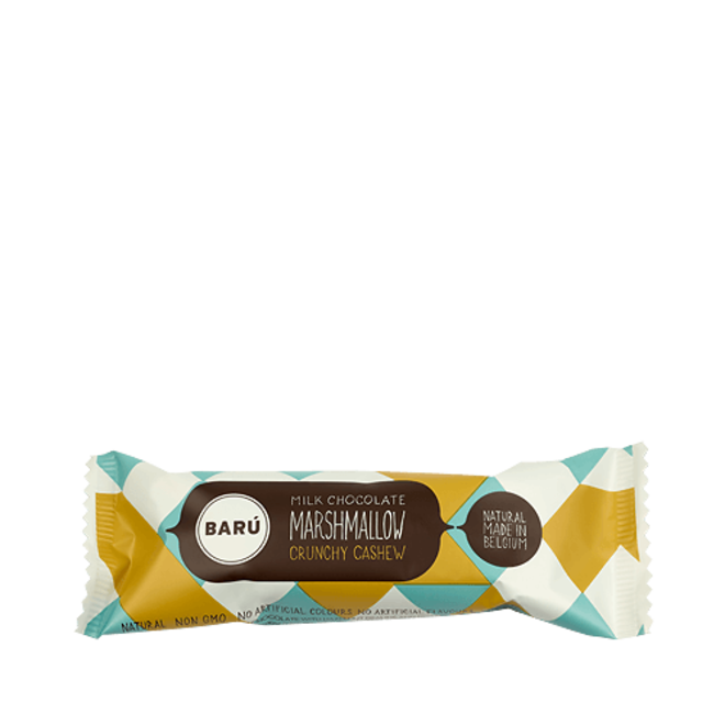 BARU Marshmallow Bar Crunchy Hazelnoot 30 gr