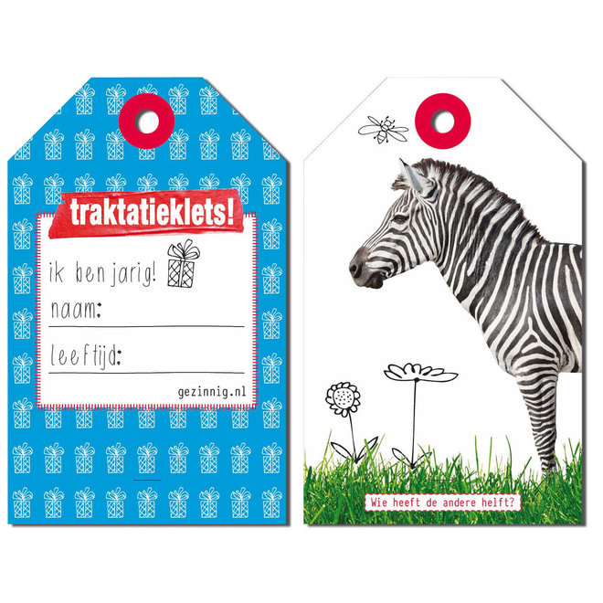 SALE Traktatieklets Halve dieren (3-6 jr)