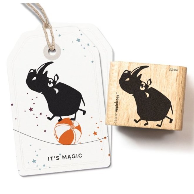 Stempel Neushoorn Elvira 27417