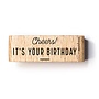 Stempel Tekst Cheers, It's your birthday 27471