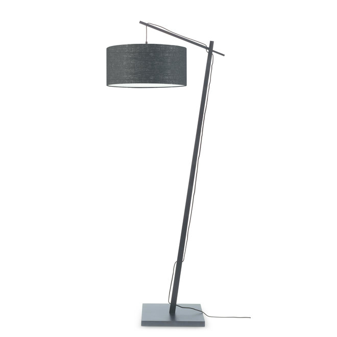 Vloerlamp Andes - zwart/ kap zwart