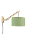 Wandlamp Andes - naturel/ kap green forest SMALL