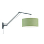 Wandlamp Andes - zwart/ kap green forest LARGE