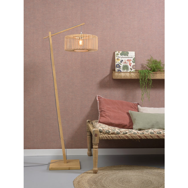 Vloerlamp Bromo - naturel/ kap naturel SMALL