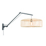 Wandlamp Bromo zwevend zwart/ kap LARGE