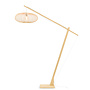 Vloerlamp Cango - naturel XL lang/ ellips naturel