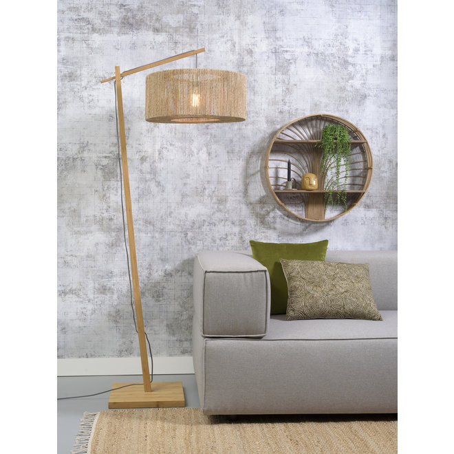 Vloerlamp Iguazu - naturel/ naturel SMALL