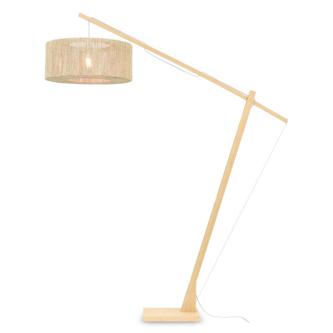 Vloerlamp Iguazu XL lang naturel/ naturel