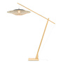 Vloerlamp Kalimantan - XL naturel/ kap naturel-zwart