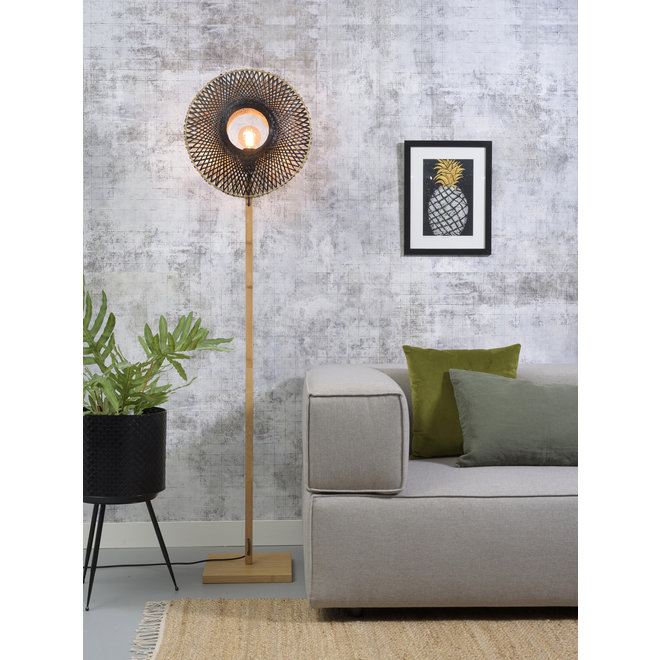 Vloerlamp Kalimantan recht - naturel SMALL