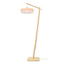 Vloerlamp Palawan - naturel/ naturel/wit SMALL