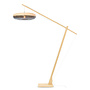Vloerlamp Palawan - naturel/ naturel-zwart LARGE