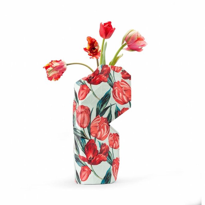 Paper Vase Cover Tulips