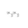 Oorbellen -The Jordaan Studs - Zilver