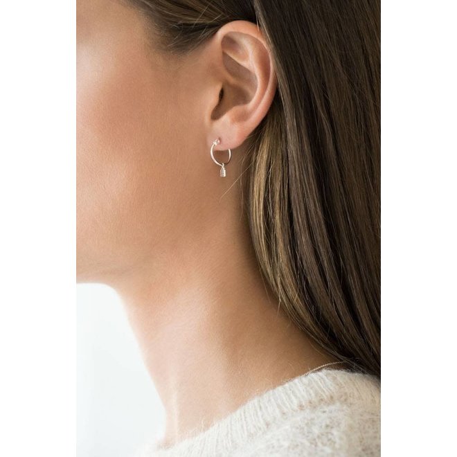 Oorbellen - The Jordaan Hoops - Zilver