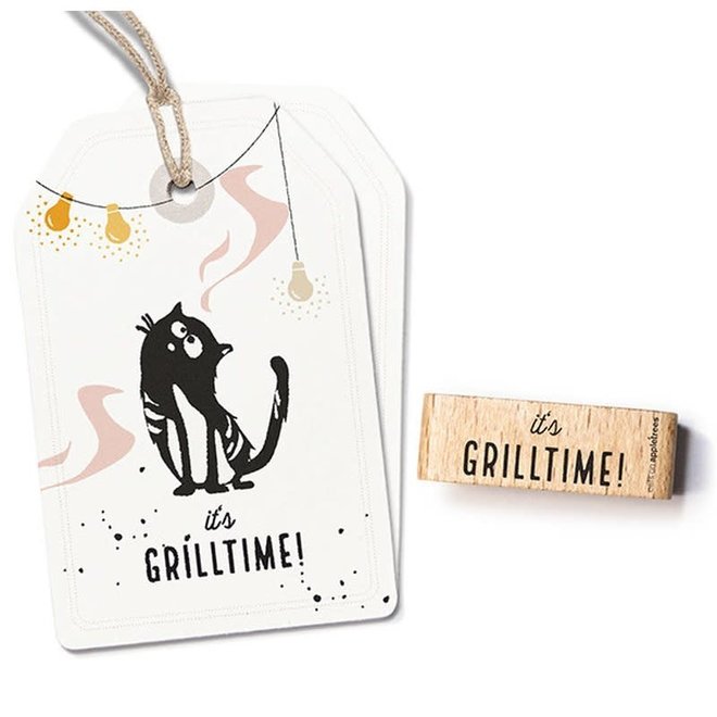 Stempel tekst Grilltime 27512