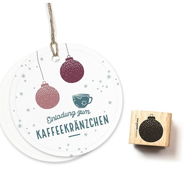 Stempel  kerstbal 4 - klein - 27532