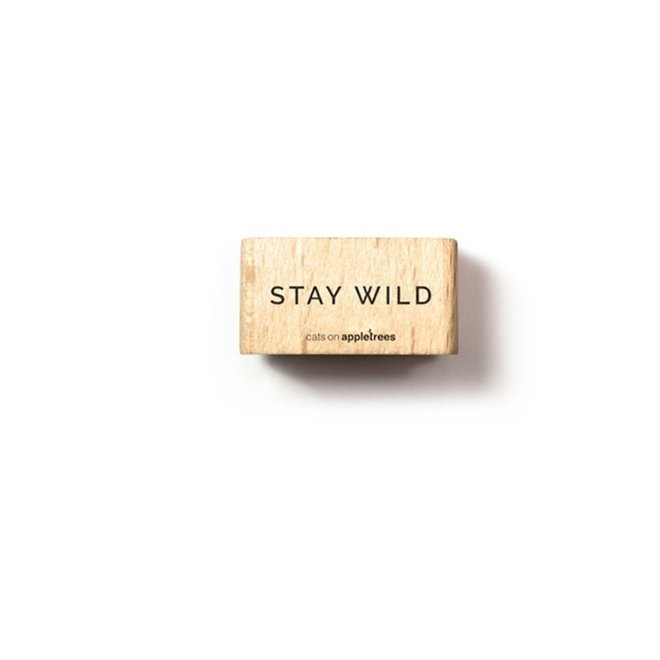Stempel  Tekst Stay Wild - 27562