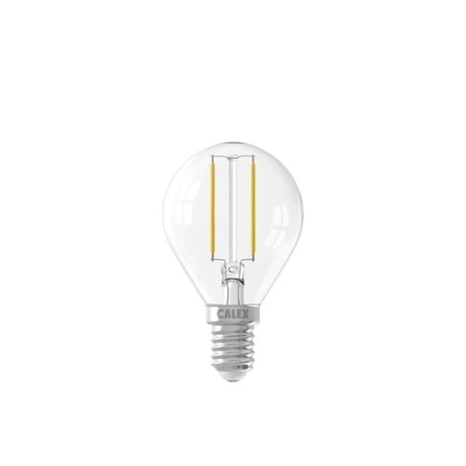 Lenen krokodil lineair Calex - LED lamp - E14 - Filament Kogellamp Helder 2W - Het Appeltaartgevoel