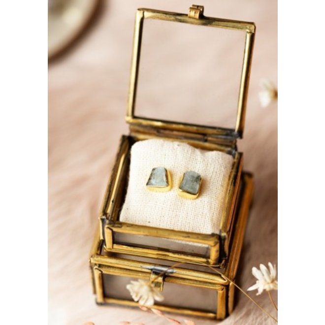Oorbellen - Birthstone maart
