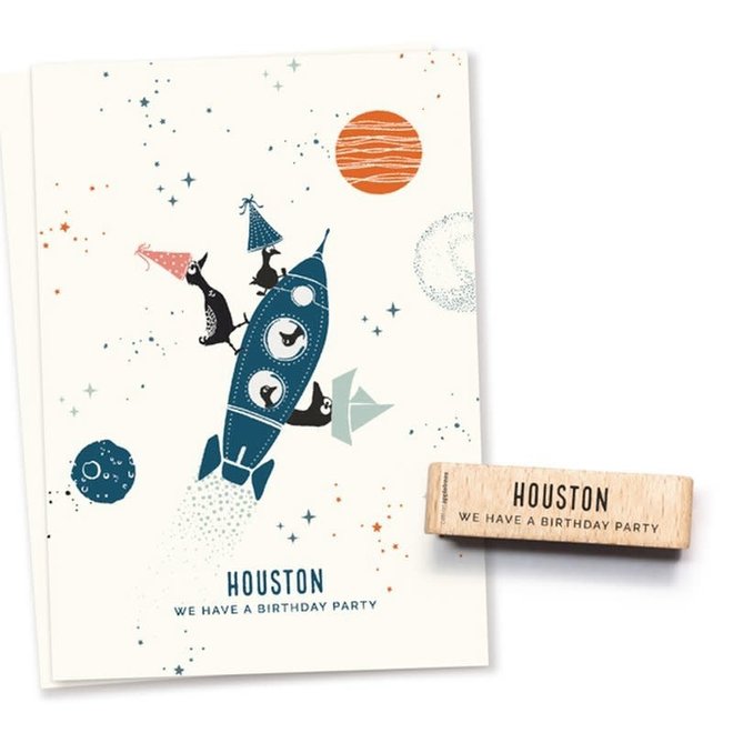 Stempel Tekst Houston Party -  27665