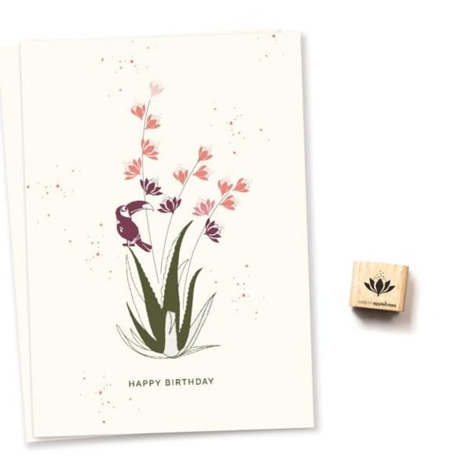 Ministempel bloem 34 - 27686