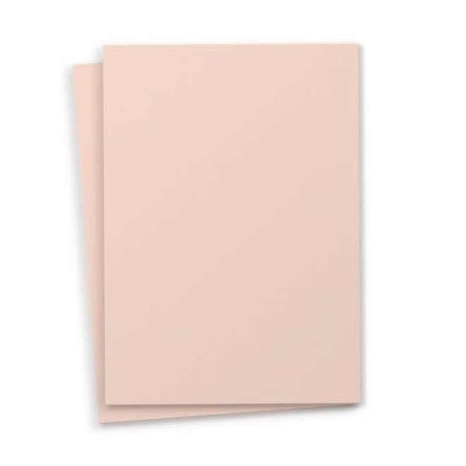 Blanco kaart A6 set van 10 - Nude