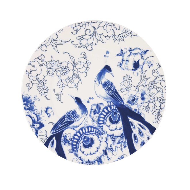 Royal Delft Peacock - onderbord