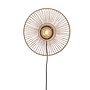 Wandlamp Hokkaido bamboe h.25xdia.38cm. naturel