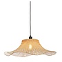 Hanglamp Ibiza bamboe wavy dia.65xh.20cm naturel. L