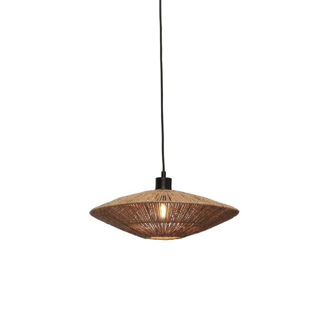 Hanglamp Iguazu jute/schijf S dia.40xh.12cm. naturel