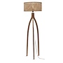 Vloerlamp Java 3-poot bamboe nat. h.150cm/kap dia.50xh.22cm. nat.