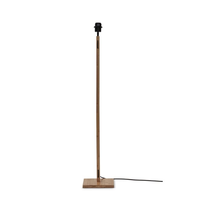 Vloerlamp Java recht bamboe nat. h.128cm/kap dia.32xh.18cm. nat.