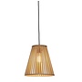 Hanglamp Merapi bamboe/tapered 30xh.30cm naturel. S