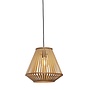 Hanglamp Merapi bamboe/diamond 30xh.30cm. naturel