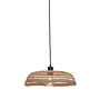 Hanglamp Pantanal zeegras dia.45xh.9cm. naturel/l.bruin