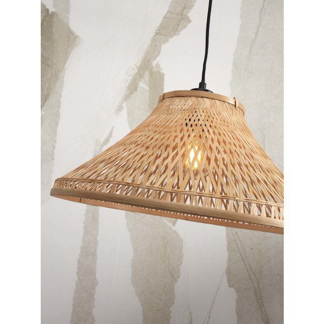 Hanglamp Tahiti bamboe dia. 45xh.20cm. naturel