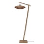 Vloerlamp Tanami S bamboe nat. h.150cm/schijf dia. 40xh.10cm rotan. nat.