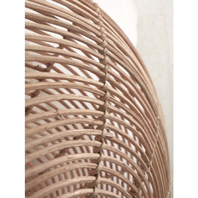 Wandlamp Tanami rotan schijf S dia.40xh.10cm. naturel