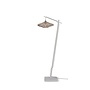 Vloerlamp Zanzibar S bamboe wit 150cm/kap dia.40xh.12cm. wit