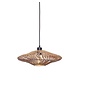 Hanglamp Zanzibar S rotan/plat dia.40xh.12cm. nat.