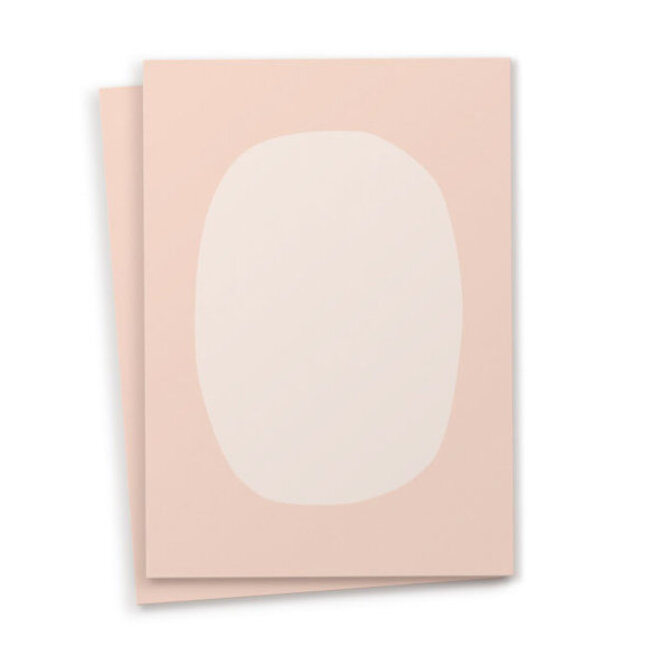 Blanco kaart A6 set van 10 - frame nude - 92829