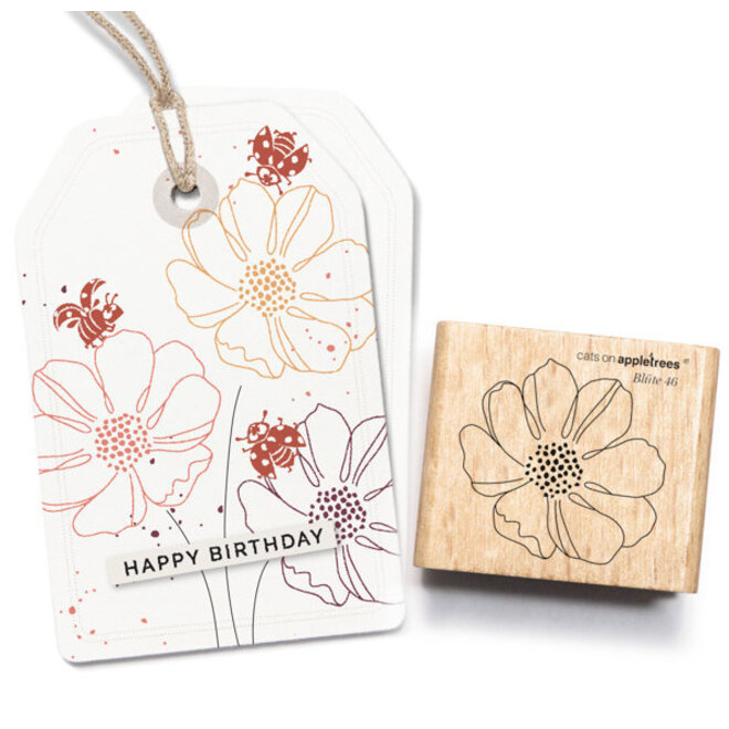 Stempel bloem 46 Cosmea - 27914