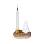 Mini kaarshouder met porseleinen boom