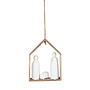 Houten hanger met kribbe