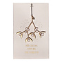 Kaart met ornament Mistletoe