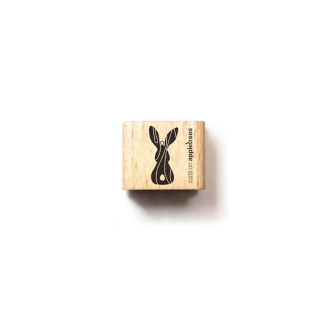 Ministempel Houten hanger konijn - 28019