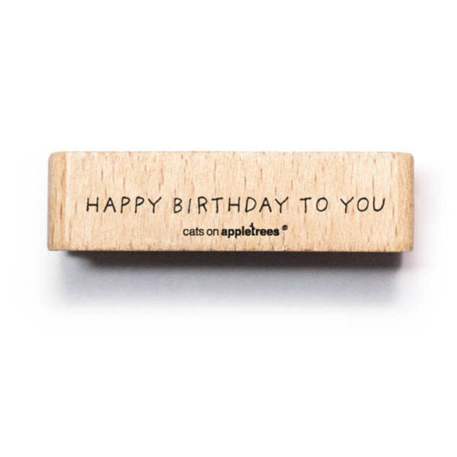 Stempel Tekst Happy Birthday 10 - 28053